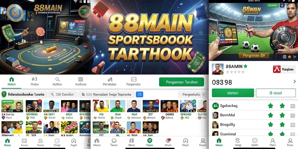 Tampilan gameplay menarik dari aplikasi sportsbook 88MAIN.