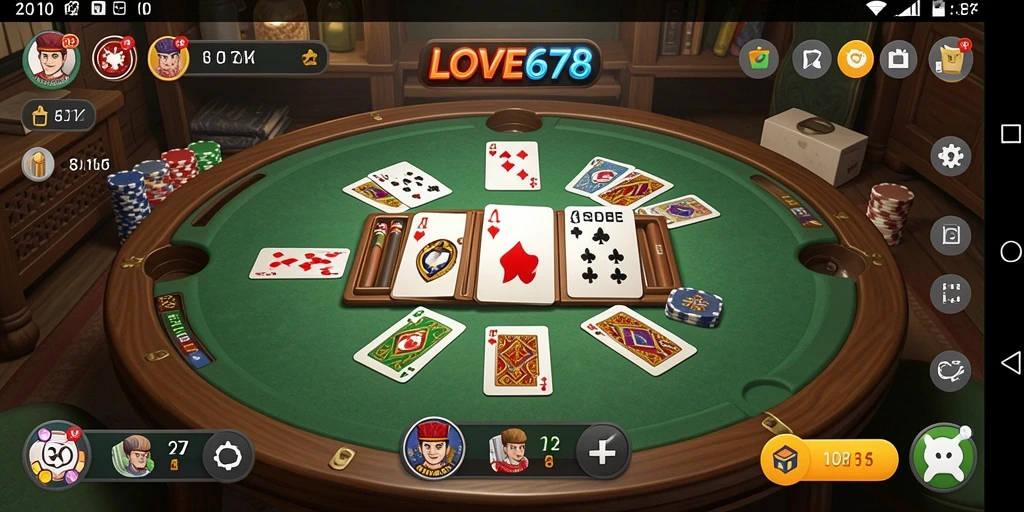 Tampilan permainan Gaple yang menarik dan interaktif di LOVE678.