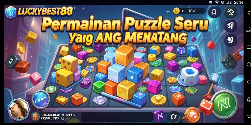 Tangkapan layar dari LUCKYBEST88 menunjukkan gameplay menarik dalam permainan Puzzle.