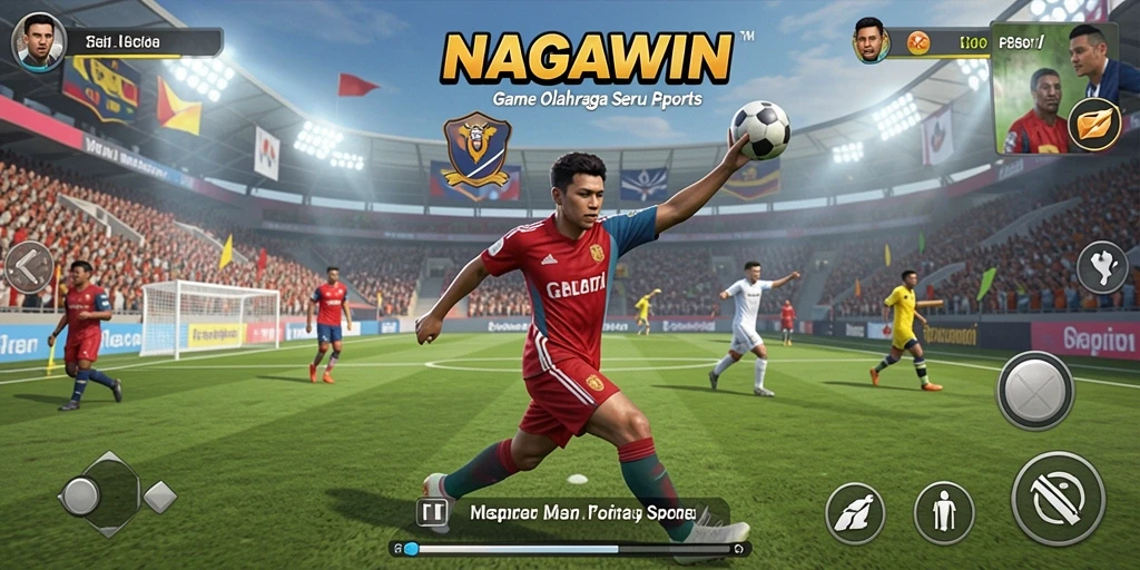 Tampilan gameplay menegangkan NAGAWIN yang penuh aksi.