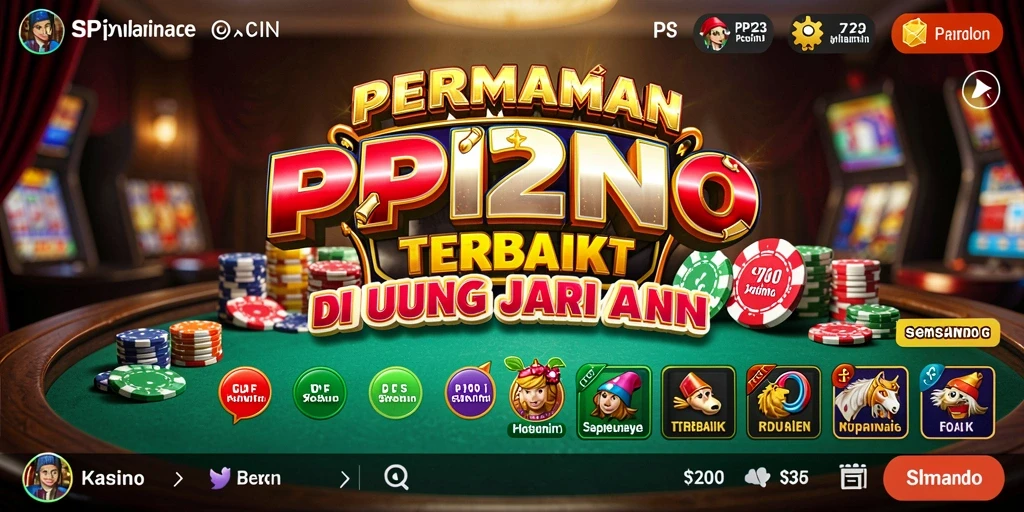 Tampilan menarik dari gameplay kasino di PP123 yang mengasyikkan.