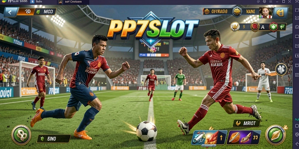 Screenshot gameplay PP7SLOT yang menunjukkan aksi olahraga mendebarkan.
