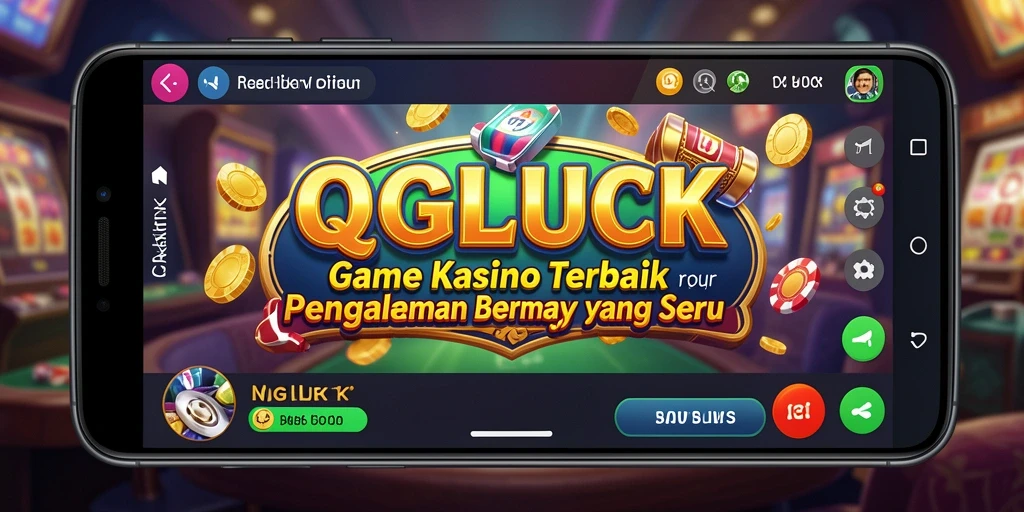 Tampilan gameplay Kasino yang menarik dan interaktif di QGLUCK.