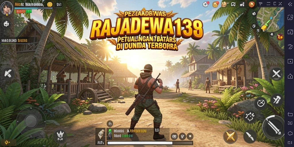 Tampilan grafik menakjubkan dari dunia terbuka RAJADEWA138.