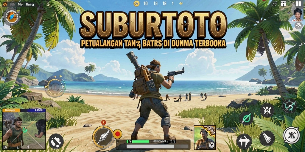 Screenshot gameplay SUBURTOTO yang menampilkan petualangan seru di dunia terbuka.
